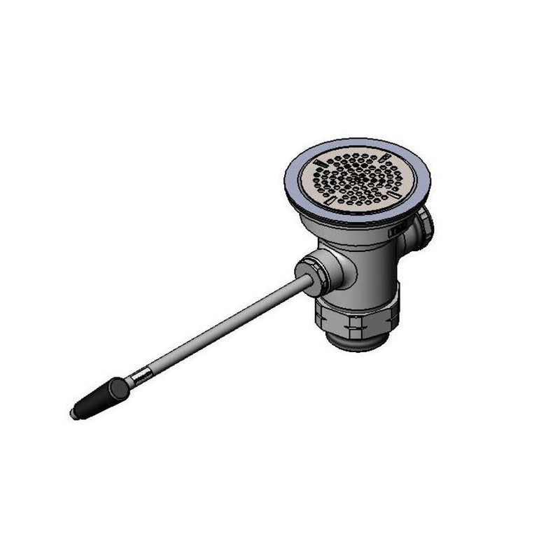 T&S Brass B-3950-BSP Waste Drain Valve - 1-1/2" BSP International Adapter