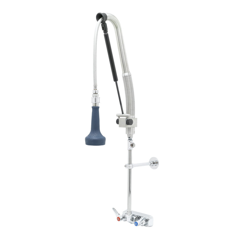 T&S Brass B-5115-CR-B8TP Pull-Down Pre-Rinse Unit - 4" Wall Mount & Ceramas