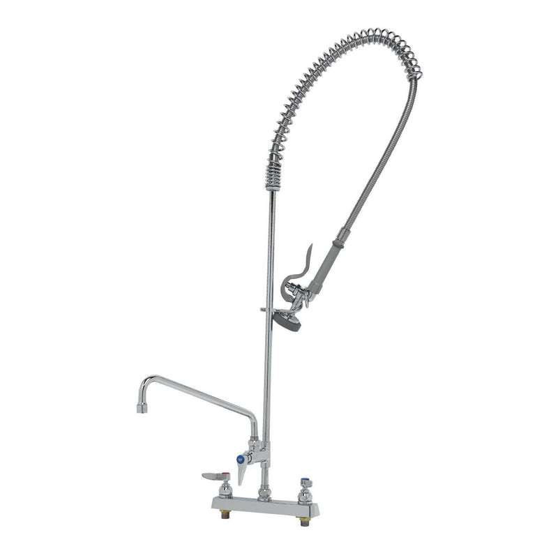 T&S Brass B-5120-12-B Workboard Pre-Rinse - 12" Add-On Faucet & Eterna