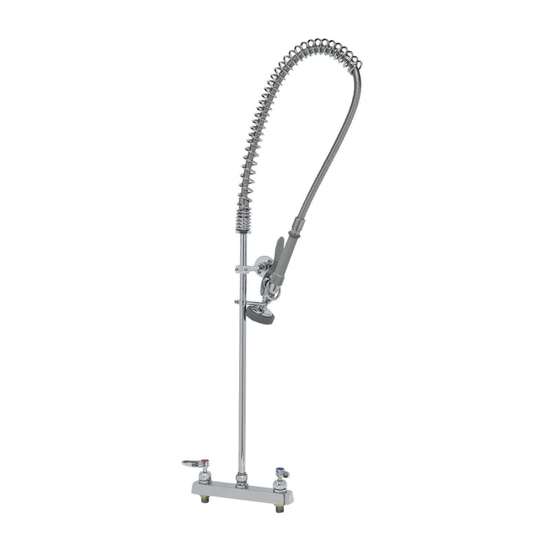 T&S Brass B-5120-CR-B Workboard Pre-Rinse - 8" Deck Mount w/ Cerama & B-0107