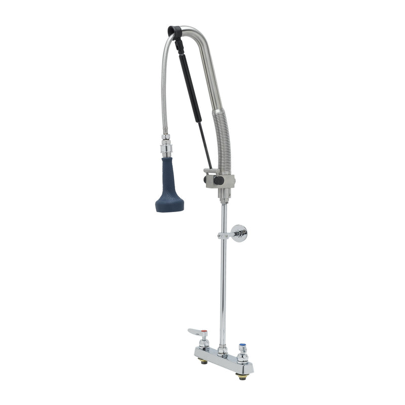 T&S Brass B-5120-CR-B8P Pull-Down Pre-Rinse Unit - Ceramas & Wall Bracket