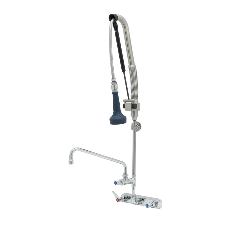 T&S Brass B-5125-12-CRB8P Pull-Down Pre-Rinse - 12" Add-On Faucet & Ceramas