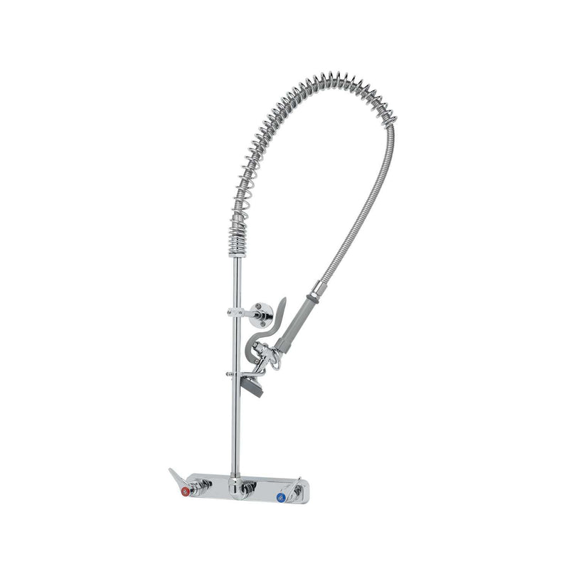 T&S Brass B-5125-B Workboard Pre-Rinse - 8" Wall Mount w/ Eterna & B-0107