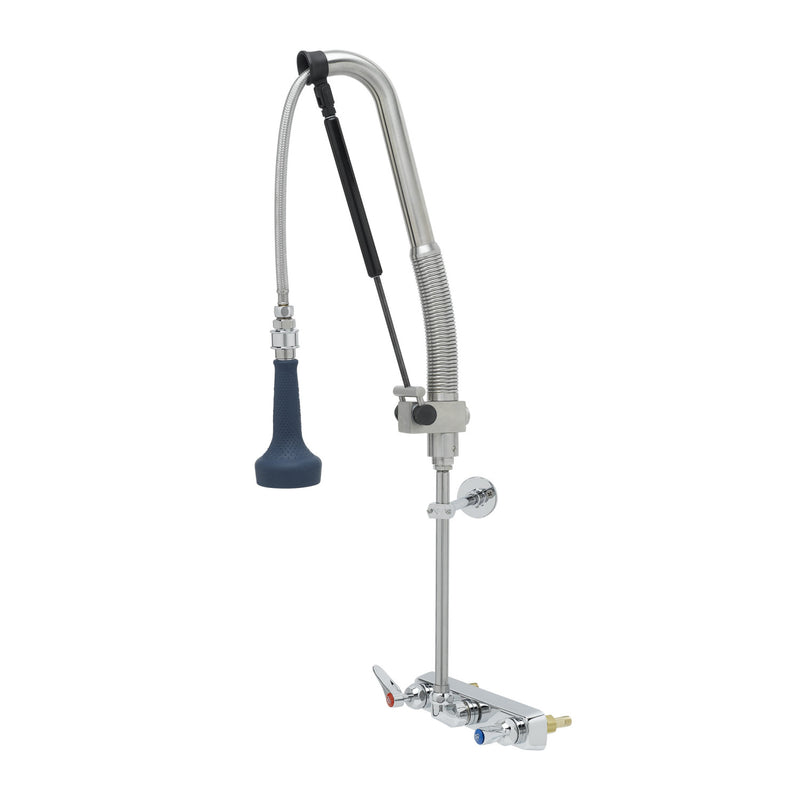 T&S Brass B-5125-CR-B8P Pull-Down Pre-Rinse Unit - Ceramas & Wall Bracket