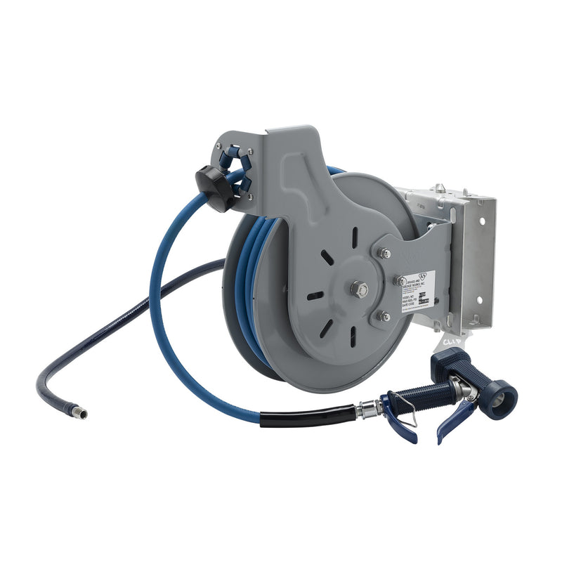 T&S Brass B-7232-05-ESB36 Open Hose Reel - Swing Bracket & 36" Lead
