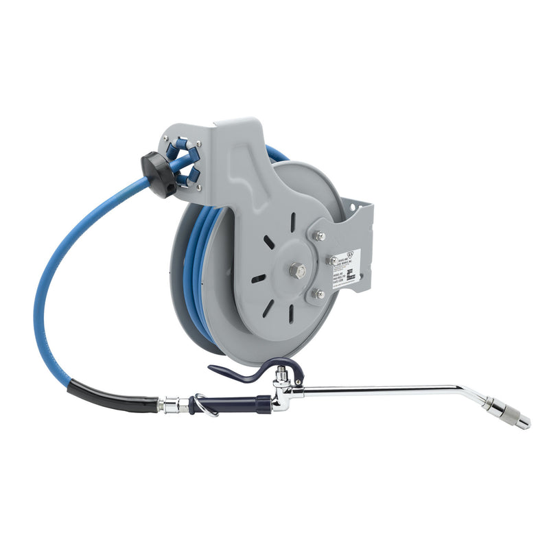 T&S Brass B-7232-10 Epoxy Coated Open Hose Reel - Extended Wand