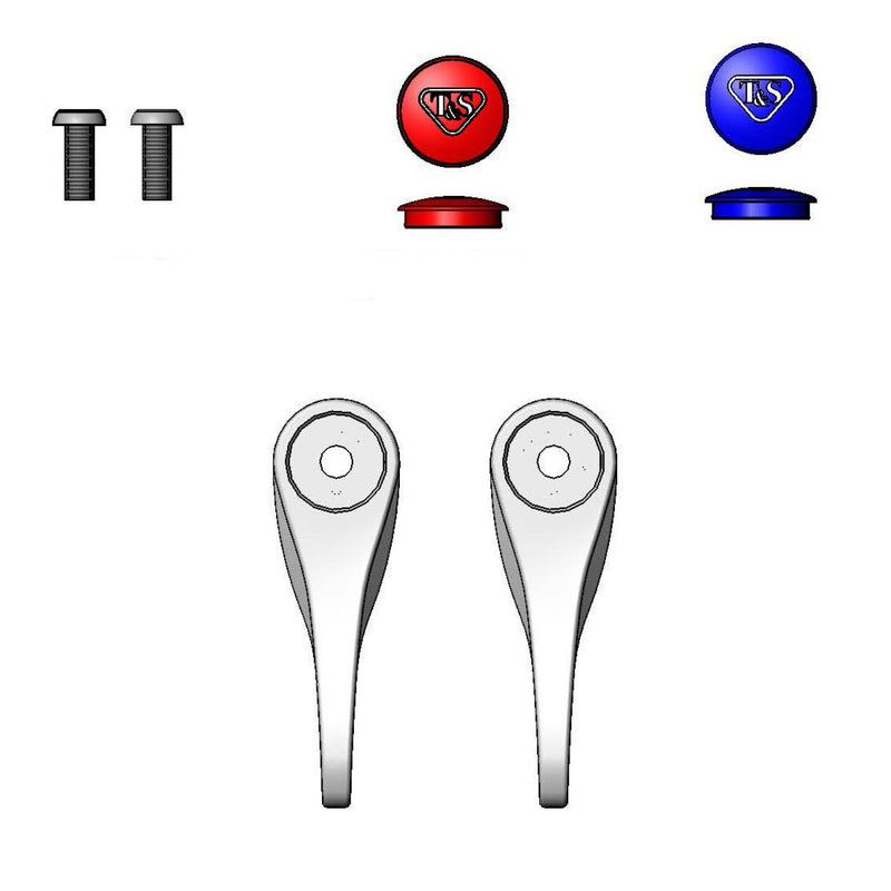 T&S Brass B-9K-NS-AM Anti-Microbial Lever Handle Parts Kit