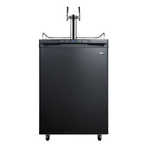 Summit Kegerator - Freestanding - 2 Faucets - 23-3/4" - Tapping and Cleaning Kit