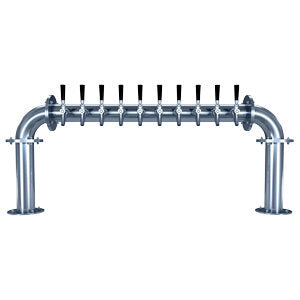 Micro Matic BG-U-10KR 46-3/4 Inch Countertop Glycol Cooled Draft Beer Tower Stainless Steel