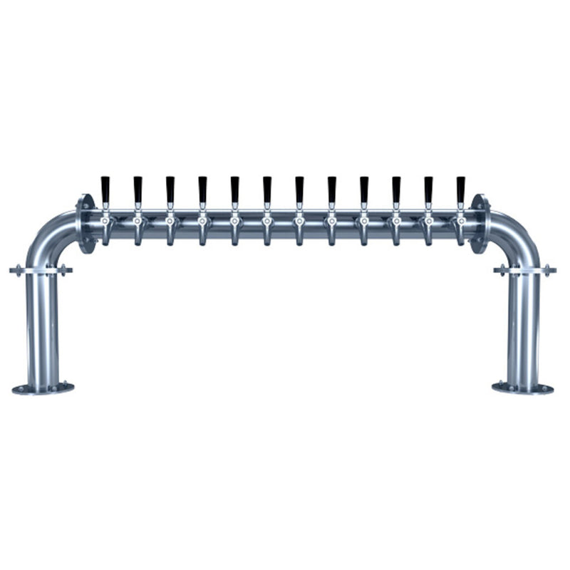 Micro Matic BG-U-12KR 52-3/4 Inch Draft Beer Tower Glycol Cooled Countertop Stainless Steel