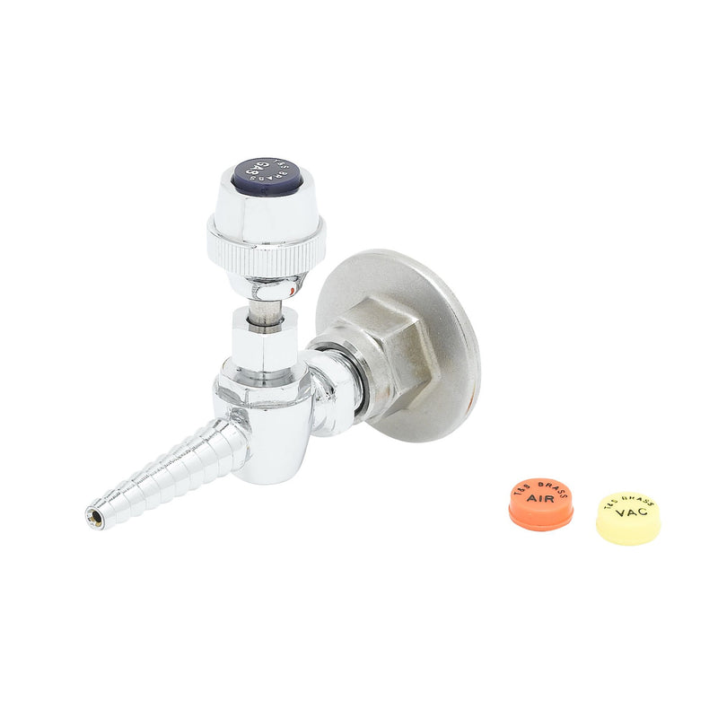 T&S Brass BL-4260-01 Lab Panel Flange - Needle Hose Cock & 3/8" NPT Female Inlet