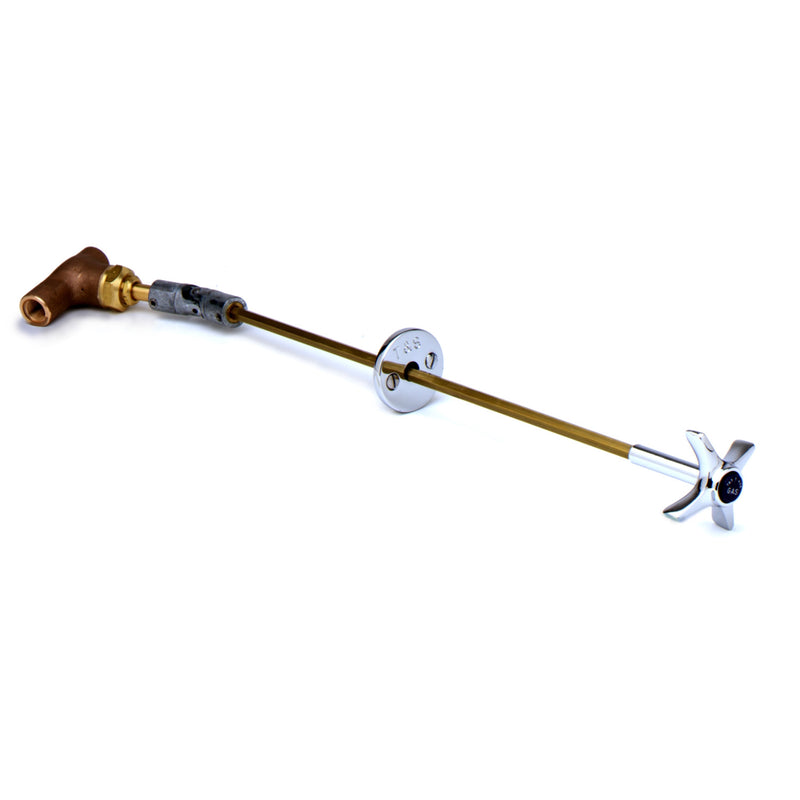 T&S Brass BL-4710-01 Remote Control for Gases - 3/8" NPT & Straight Flange