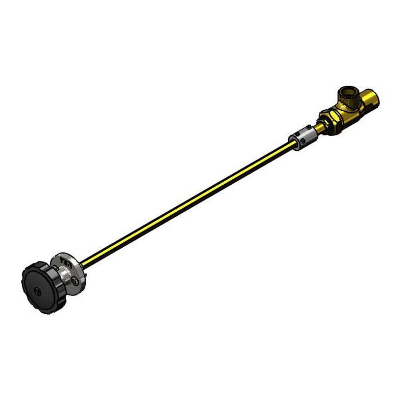 T&S Brass BL-4720-03 RC Steam Angle Stop - Standard Flange