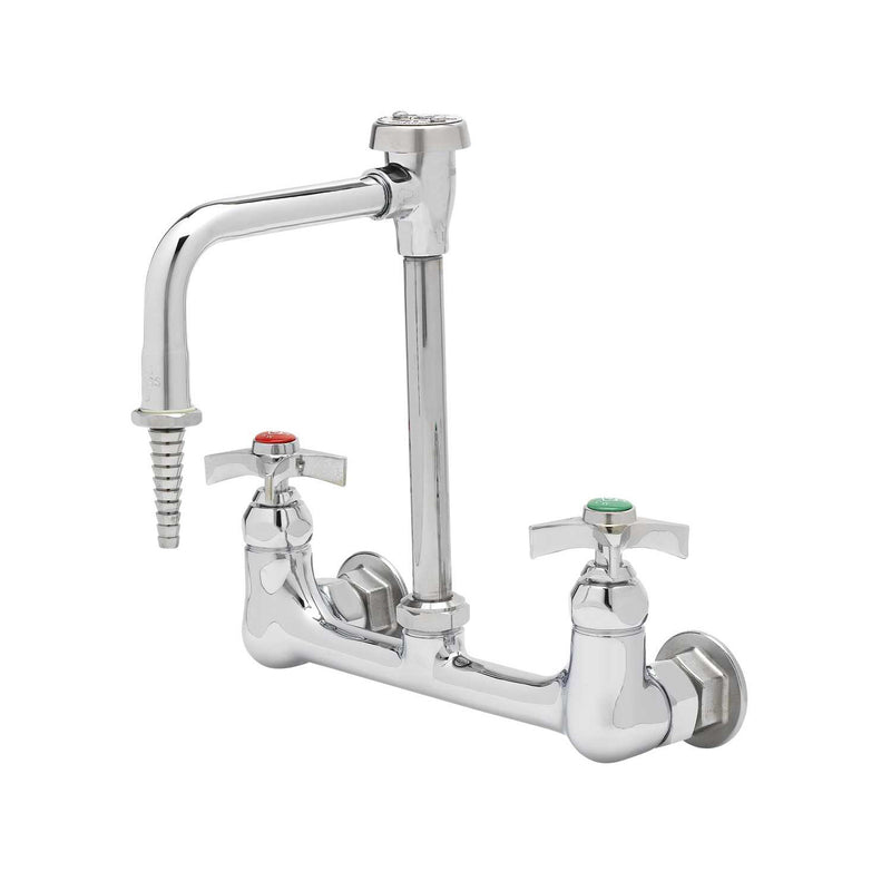T&S Brass BL-5725-08 Lab 8" Wall Mount Mixing Faucet - Rigid/Swivel VB Nozzle