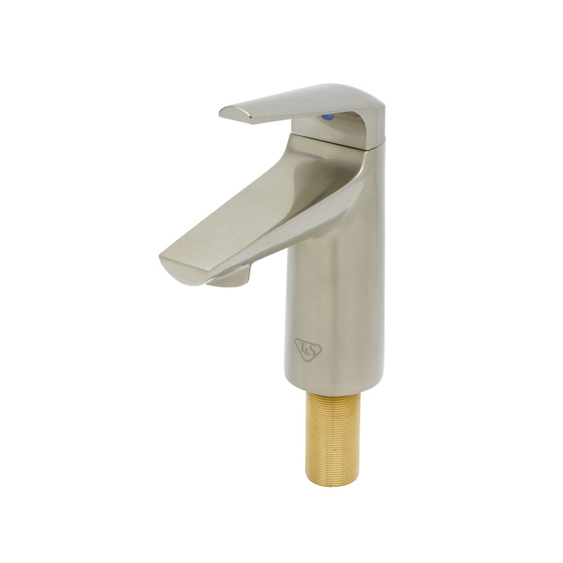 T&S Brass BP-2704-BN LakeCrest Brushed Nickel Single Hole Faucet - Single Handle Aesthetic