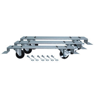 Micro Matic CAS-36X Length 24-1/4 Inch Low Profile Channel Bar Set with Wheels