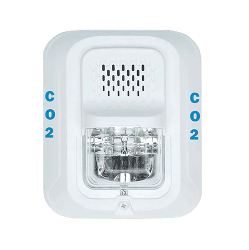 Micro Matic CM-7004 Horn/Strobe Alarm CO2 Detection Monitor