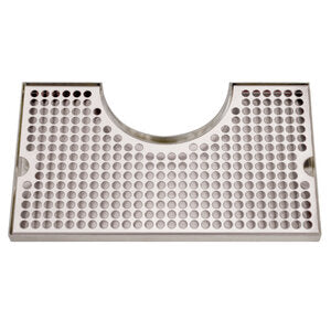 Micro Matic DP-1020 14 Inch Drip Tray Trough Stainless Steel Surface Mount
