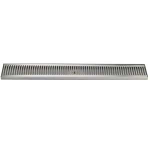 Micro Matic DP-120D-33 33 Inch Drip Tray Trough Beverage Surface Mount Stainless Steel