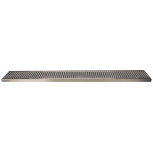 Micro Matic DP-120D-39 39 Inch Drip Tray Trough Surface Mount with Perforated Screen Stainless Steel