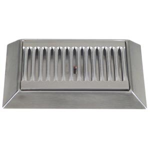 Micro Matic DP-420D 9 Inch Drip Tray Trough Surface Mount Stainless Steel Bevel Edge