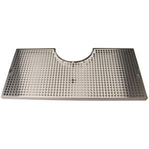 Micro Matic DP-630D-24-Z 24 Inch Surface Mount Drain Tray Stainless Steel with Descriptors