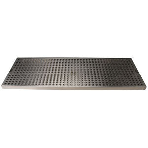 Micro Matic DP-820D-24 24 Inch Drip Tray Trough Stainless Steel Surface Mount with Drain