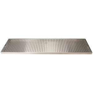 Micro Matic DP-820D-36 36 Inch Drip Tray Trough Surface Mount Stainless Steel with Drain