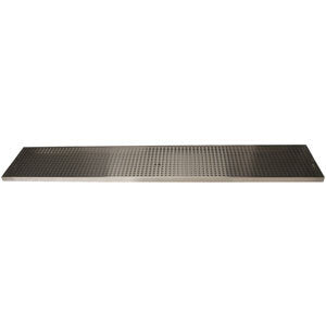 Micro Matic DP-820D-51 51 Inch Surface Mount Drip Tray Trough Stainless Steel with Perforated Screen