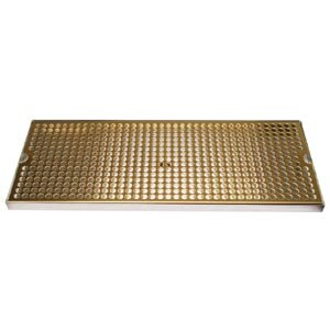 Micro Matic DP-820DSSPVD-20 20 Inch Stainless Steel Drip Tray Trough with Drain