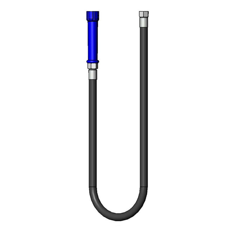 T&S Brass EB-0044-R Reinforced PVC Hose - 44" w/ Blue Handle