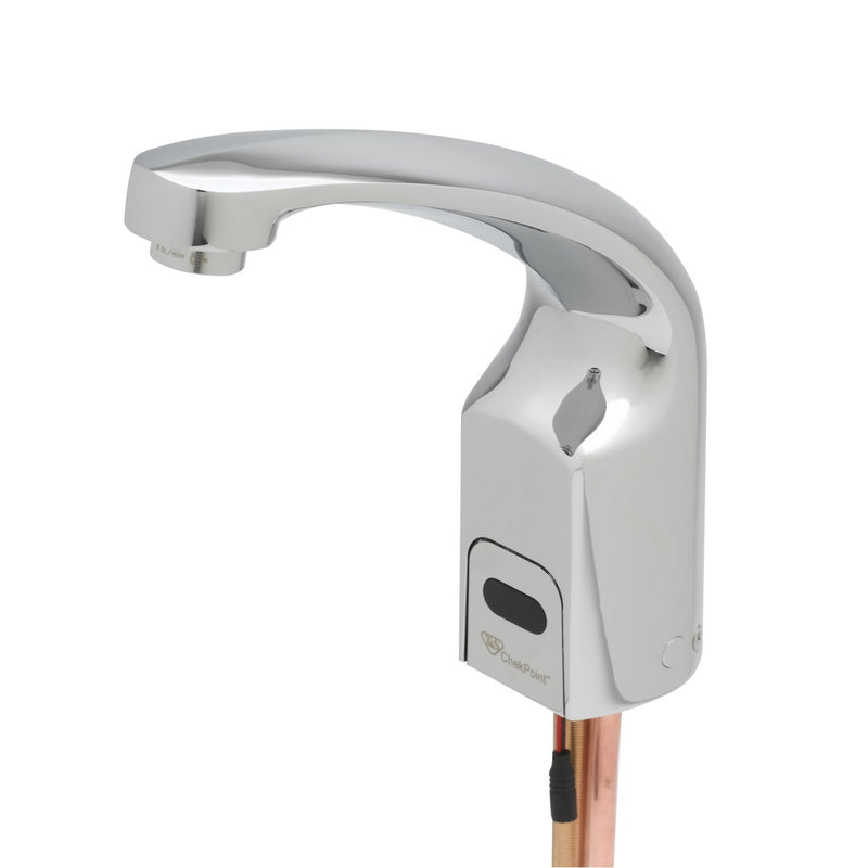 T&S Brass EC-3132-ST-VF05 ChekPoint Sensor Faucet - Single Hole/Temp, Cast Spout & 0.5 GPM VR