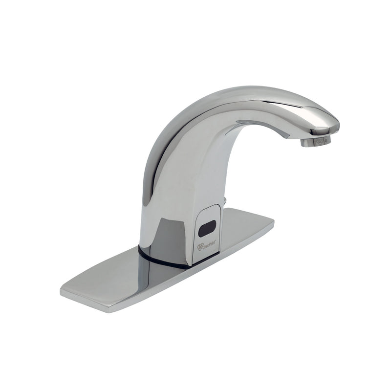 T&S Brass EC-3142-8DP ChekPoint Contemporary Sensor Faucet - 8" Deck Plate & 2.2 GPM VR Aerator