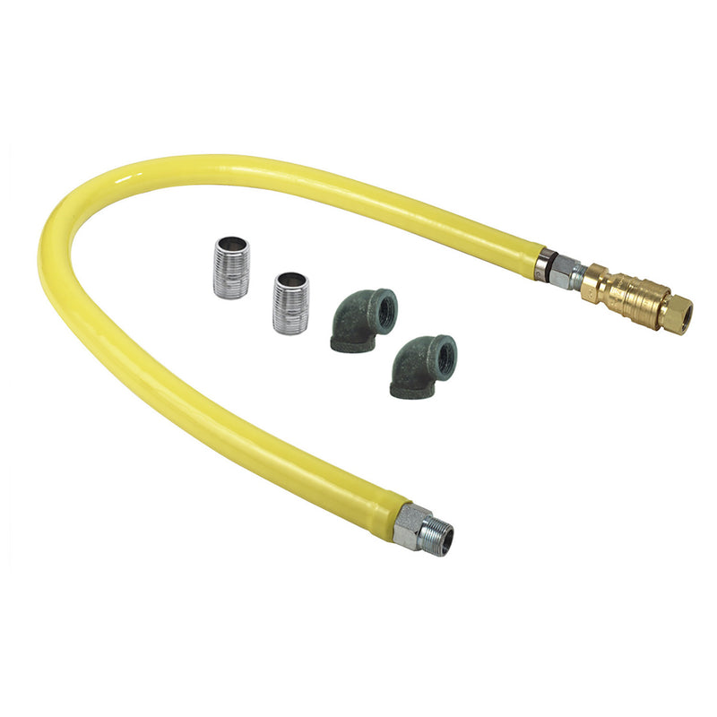 T&S Brass HG-4E-48-FF Gas Hose - 48" w/ Quick Disconnect (3/4" NPT)