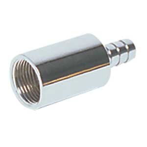 Micro Matic HP-111 Pump Connector with Hose Barb Stainless Steel Draft Beer Tap Parts