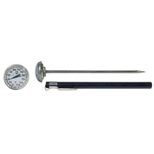 Micro Matic JE-3215 Dial Thermometer 1 Inch Case with Easy Read Face