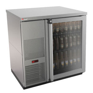 Micro Matic MBB36GS-E 36-3/4 Inch Refrigerated Back Bar Cabinet with Lock