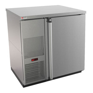 Micro Matic MBB36S-E 36-3/4 Inch Refrigerated Back Bar Cabinet Electric Stainless Steel