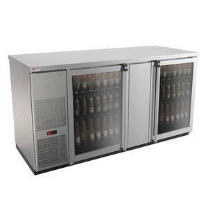 Micro Matic MBB68GS-E 69 Inch Pro-Line E-Series Refrigerated Back Bar Cabinet 28 cu ft