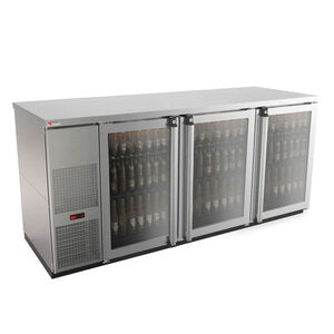 Micro Matic MBB78GS-E 80 Inch Refrigerated Back Bar Cabinet with 30.8 cu ft