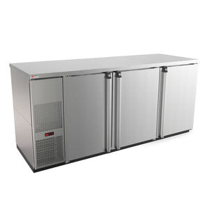 Micro Matic MBB78S-E 80 Inch Refrigerated Back Bar Cabinet 30.8 cu ft Stainless Steel