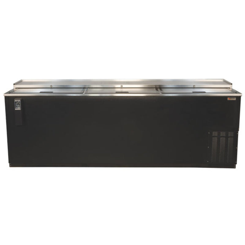 Micro Matic MDW79 80 Inch Flat Top Bottle Cooler Deep Well with Locks