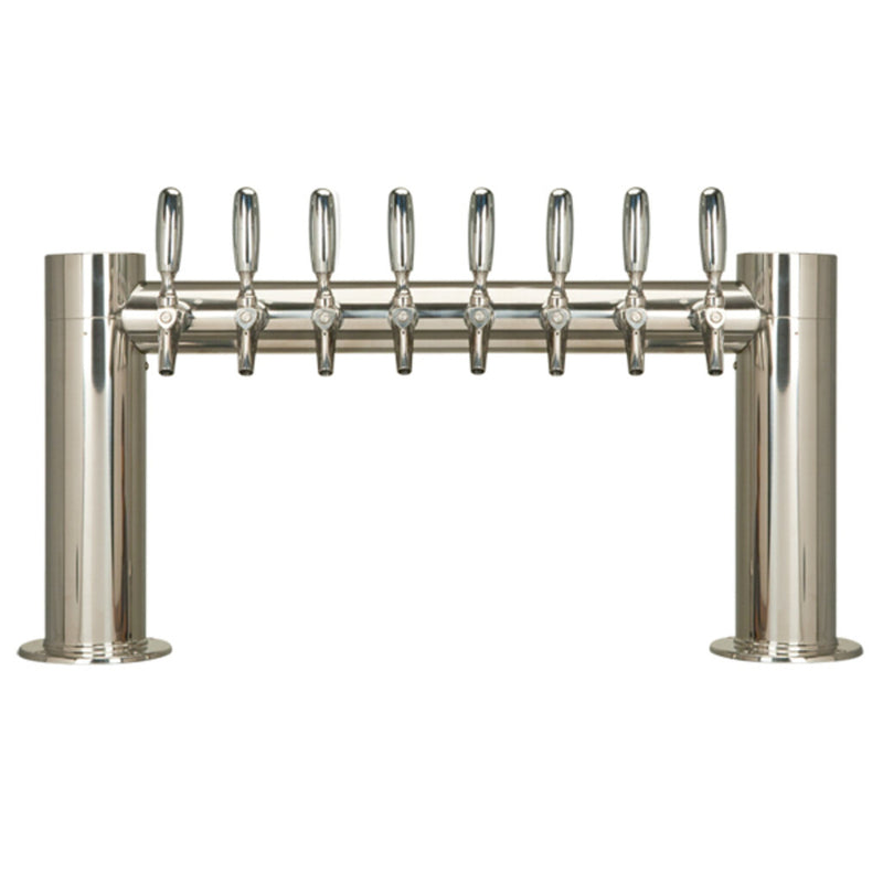 Micro Matic METRO-H-8PSSKR Metropolis "H", 8 304 Faucets, Polished Stainless Steel, Glycol Cooled
