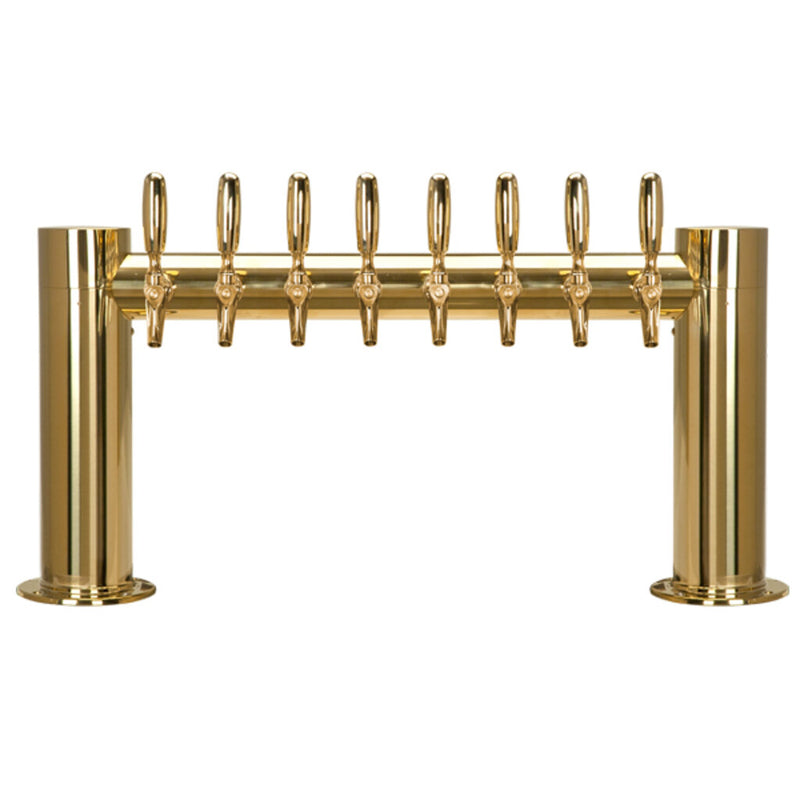 Micro Matic METRO-H-8PVDKR Metropolis "H", 8 304 Faucets, PVD Brass, Glycol Cooled