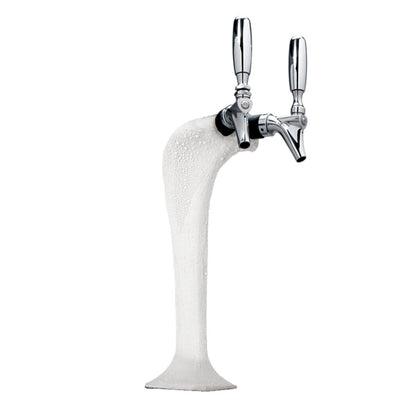 Micro Matic MM1092-ICE 16 Inch Draft Beer Wine Dispensing Tower Stainless Steel