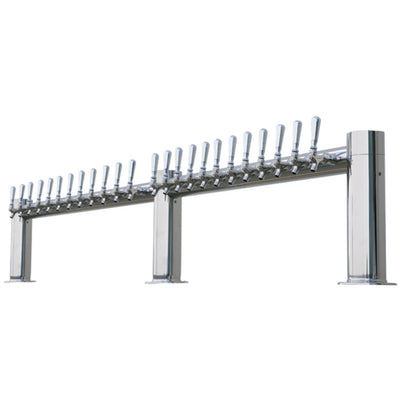 Micro Matic METRO-M-24PSSKR 84 Inch Glycol Cooled Draft Beer Tower Countertop Stainless Steel