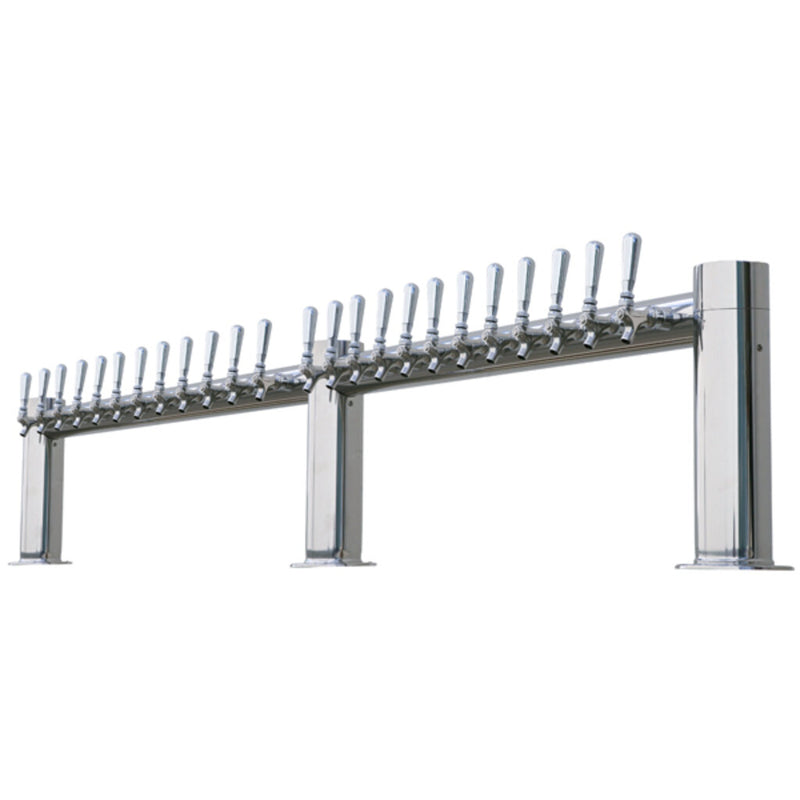 Micro Matic METRO-M-24PSSKR 84 Inch Glycol Cooled Draft Beer Tower Countertop Stainless Steel