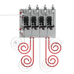Micro Matic 83415-BP-PP Pressure Regulator Panel with 4 Beer Pumps