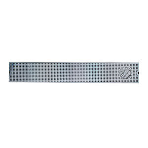 Micro Matic DP-820D-51GR 51 Inch Drip Tray Trough with Integral Glass Rinser Stainless Steel