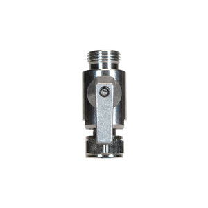 Micro Matic 1721AB Beer Shut Off Valve Straight Stainless Steel Fitting